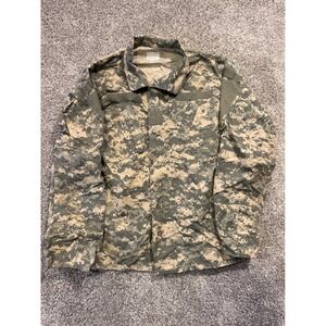 Army Combat Uniform ACU Jacket Military Digital Camo Coat Medium Long‎